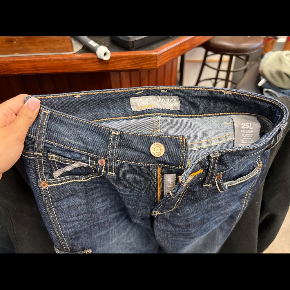 Ariat jeans wid rise 25L